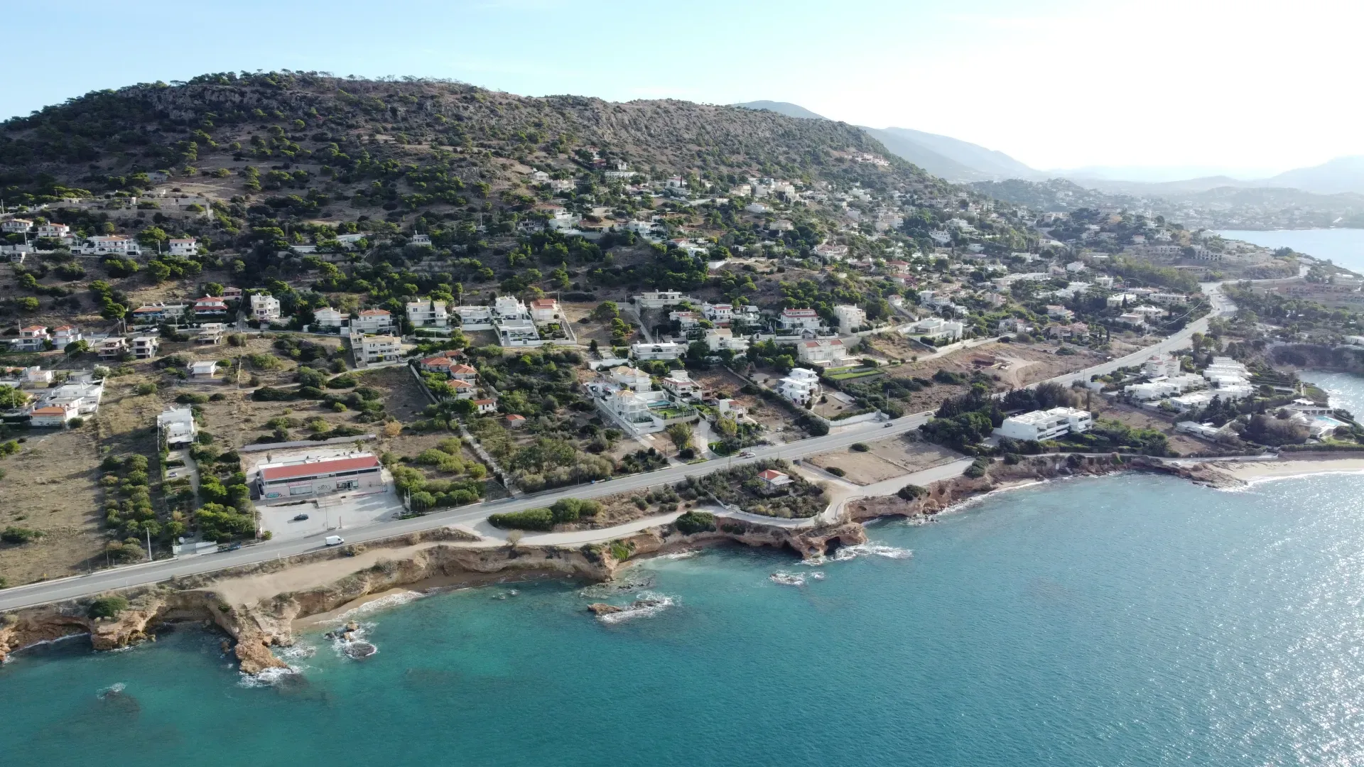 Agia Marina coastline